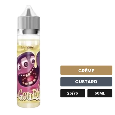 E-liquide Le Goulaf de Belgi'ohm, 50 ml, saveurs crème et custard.
