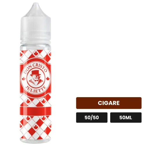 E-liquide Don Cristo Juliette de PGVG Labs, 50 ml, saveur cigare.