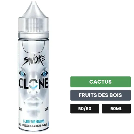 E-liquide Clone Collector, 50 ml, saveurs cactus et fruits des bois.
