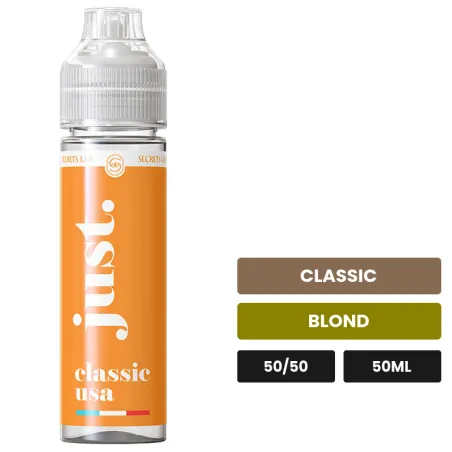 E-liquide Classic Usa de Secret's Lab, 50 ml, saveurs classic et blond.