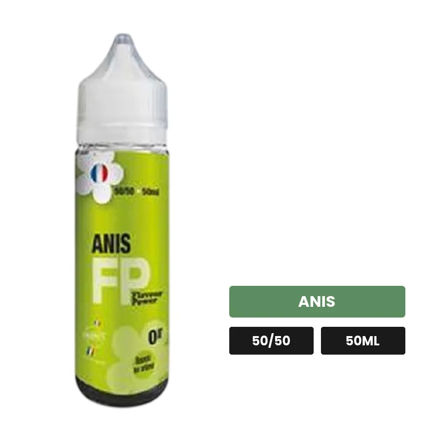 E-liquide Anis de Flavour Power, 50 ml, saveur anis.