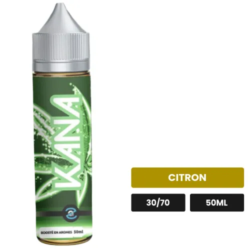 E-liquide Kana d'Aromazon, 50 ml, saveur citron.
