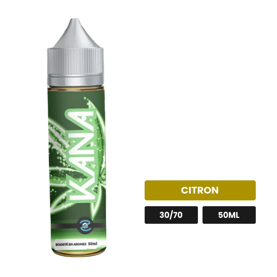 E-liquide Kana d'Aromazon, 50 ml, saveur citron.