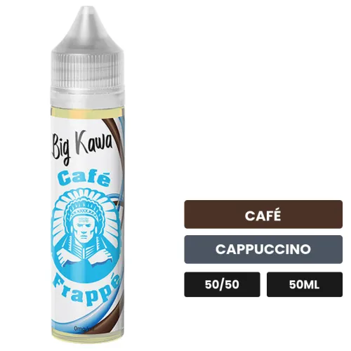 E-liquide Big Kawa Frappé d'O'Jlab, 50 ml, saveurs café et cappuccino.