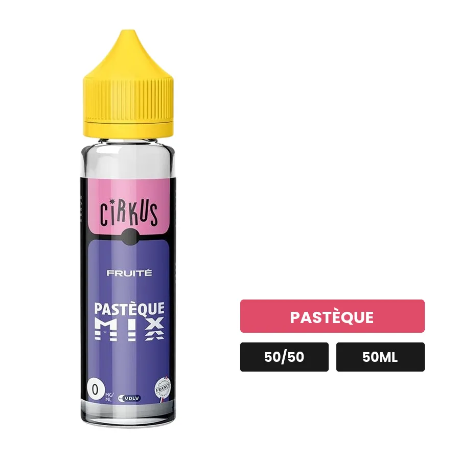 E-liquide Pastèque Mix de Cirkus, 50 ml, saveur pastèque.