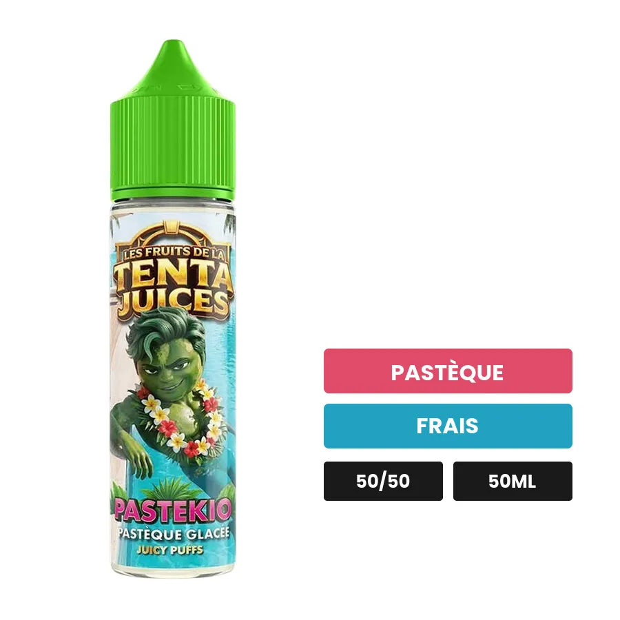 E-liquide Pastekio, 50 ml, saveurs pastèque et frais.