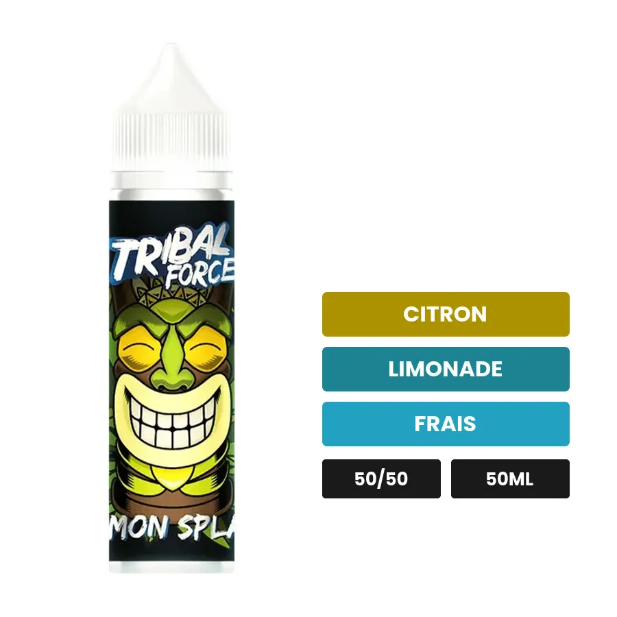 E-liquide Lemon Splash Grenadine (Diabolo Grenadine) Special Edition de Tribal Force, 50 ml, saveurs citron, limonade et.