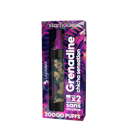 Chicha Violette + 2 Pods de 10000 Puffs Starhooks