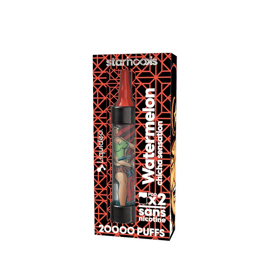 Chicha Rouge + 2 Pods de 10000 Puffs Starhooks