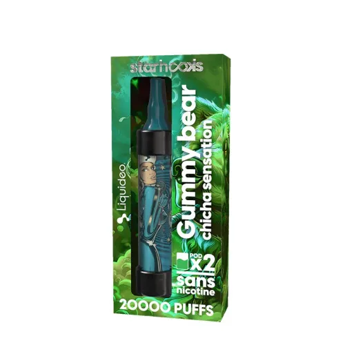 Chicha Bleue + 2 Pods de 10000 Puffs Starhooks