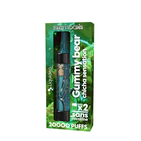 Chicha Bleue + 2 Pods de 10000 Puffs Starhooks