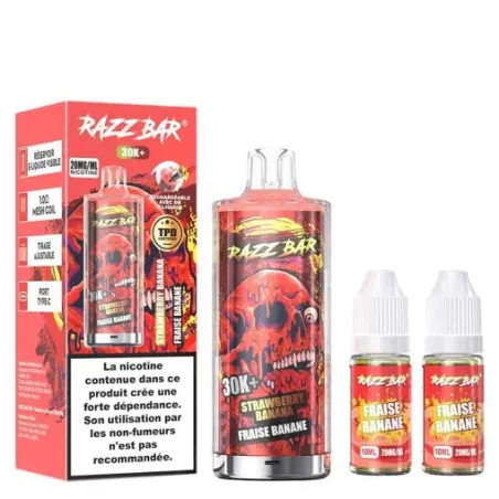 Razz Bar Puff Mango Peach Watermelon 30K
