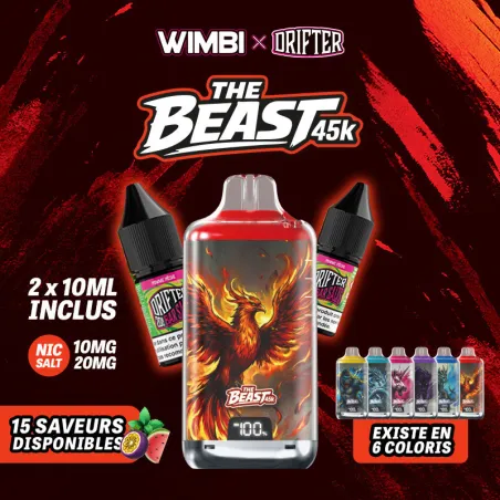 Puff The Beast 45K Eternal Fire 750mAh Wimbi x Drifter