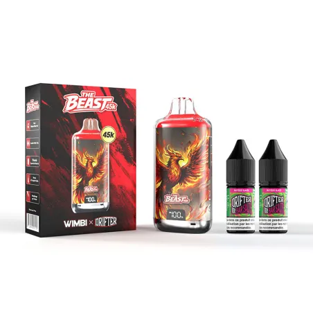 Puff The Beast 45K Eternal Fire 750mAh Wimbi x Drifter