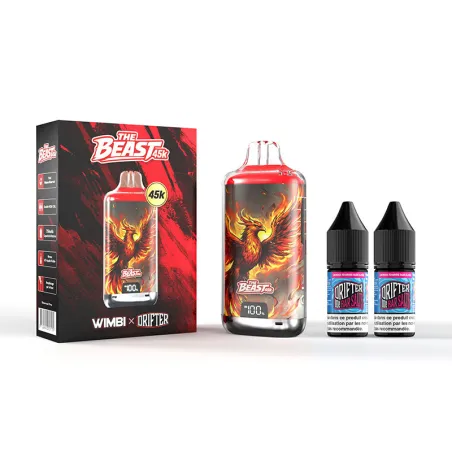 Puff The Beast 45K Eternal Fire 750mAh Wimbi x Drifter
