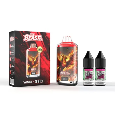 Puff The Beast 45K Eternal Fire 750mAh Wimbi x Drifter