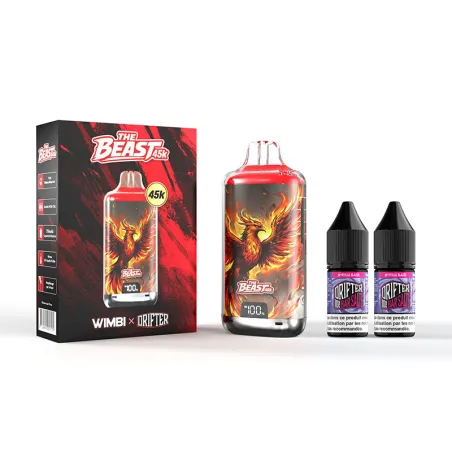 Puff The Beast 45K Eternal Fire 750mAh Wimbi x Drifter