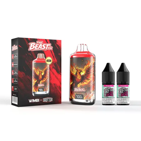 Puff The Beast 45K Eternal Fire 750mAh Wimbi x Drifter