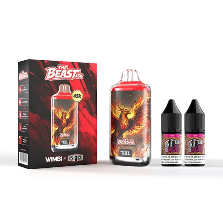 Puff The Beast 45K Eternal Fire 750mAh Wimbi x Drifter