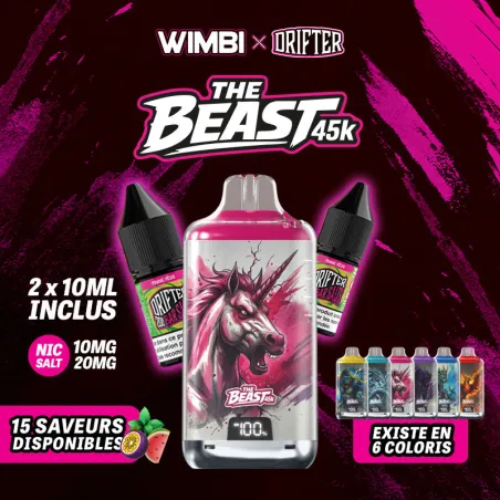 Puff The Beast 45K Mystic Unicorn 750mAh Wimbi x Drifter