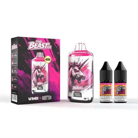 Puff The Beast 45K Mystic Unicorn 750mAh Wimbi x Drifter
