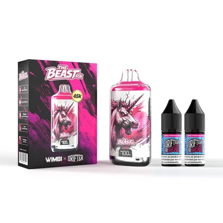 Puff The Beast 45K Mystic Unicorn 750mAh Wimbi x Drifter