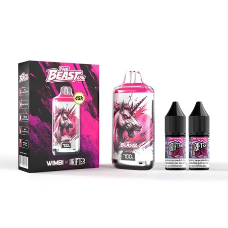 Puff The Beast 45K Mystic Unicorn 750mAh Wimbi x Drifter