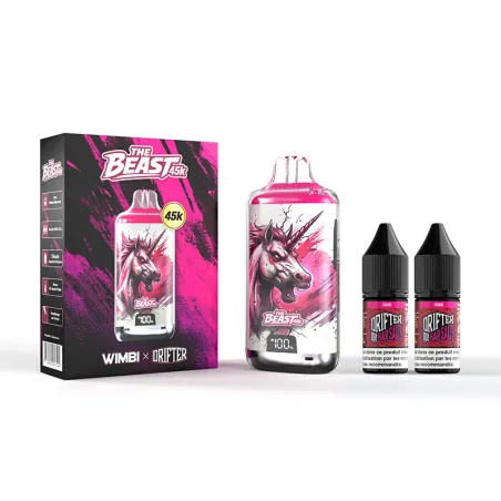 Puff The Beast 45K Mystic Unicorn 750mAh Wimbi x Drifter
