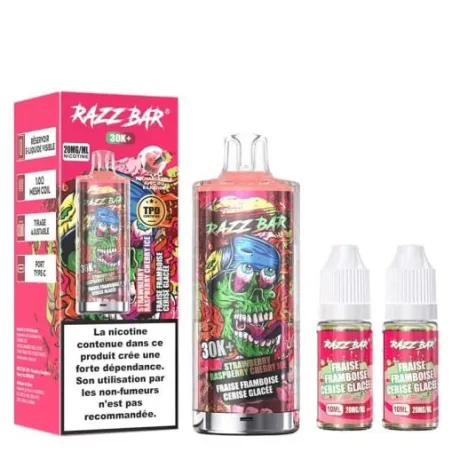 Razz Bar Puff Blueberry Raspberry Cranberry 30K