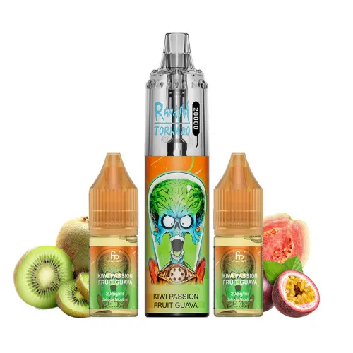 Puff Tornado RandM 20K Kiwi Passion Fruit Guava 850mAh Fumot