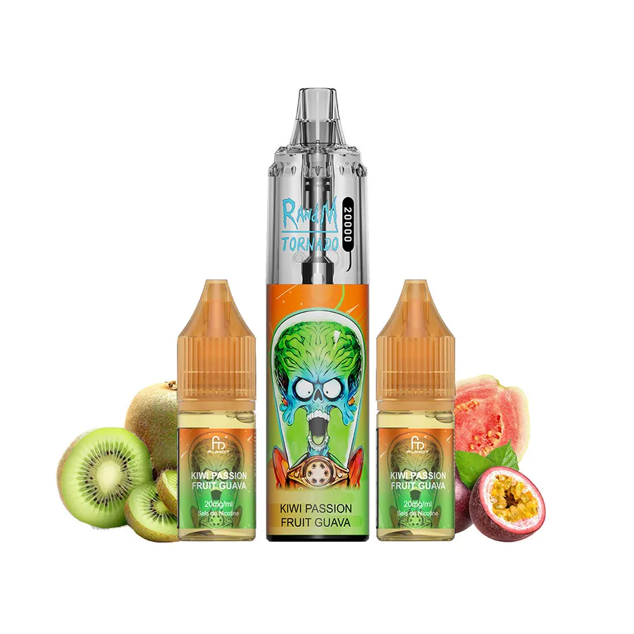 Puff Tornado RandM 20K Kiwi Passion Fruit Guava 850mAh Fumot