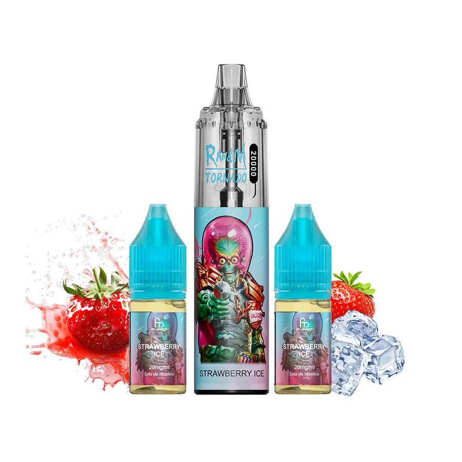 Puff Tornado RandM 20K Strawberry Ice 850mAh Fumot