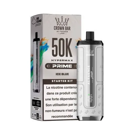 Puff Crown Bar 50K 2x10ml Hyper Max Prime Al Fakher Watermelon Lime
