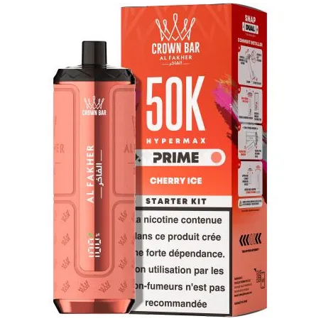 Puff Crown Bar 50K 2x10ml Hyper Max Prime Al Fakher Mango Pineapple