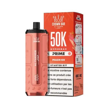 Puff Crown Bar 50K 2x10ml Hyper Max Prime Al Fakher Menthol