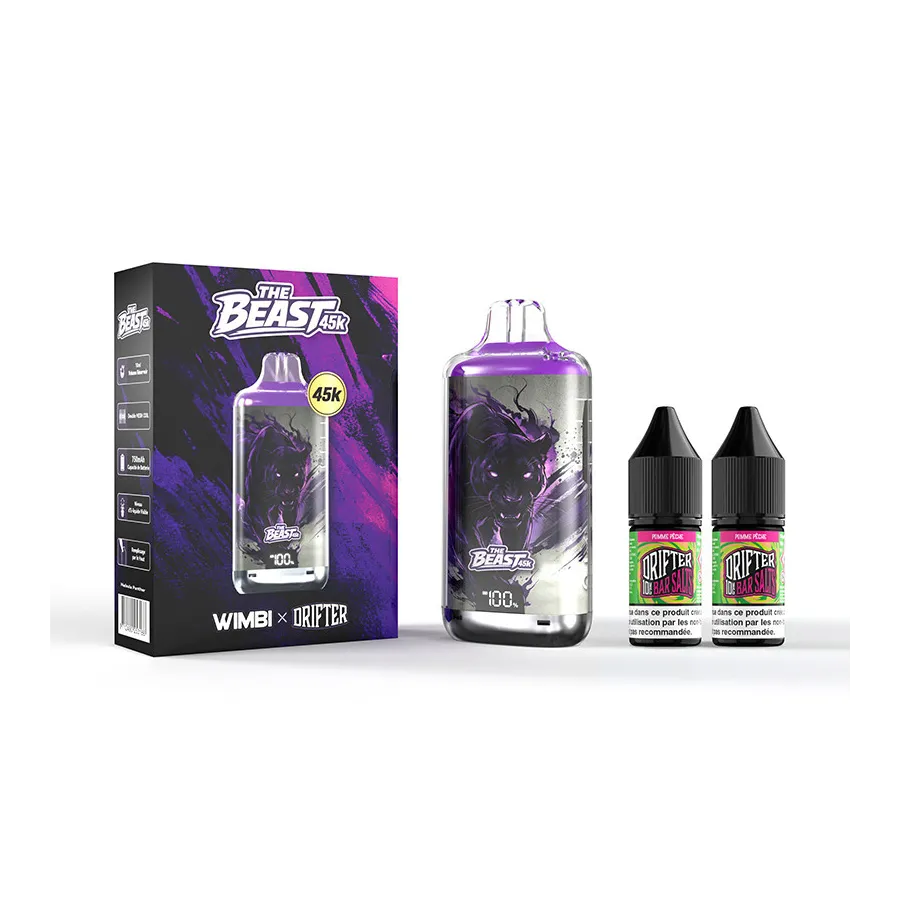 Puff The Beast 45K Nebula Panther 750mAh Wimbi x Drifter