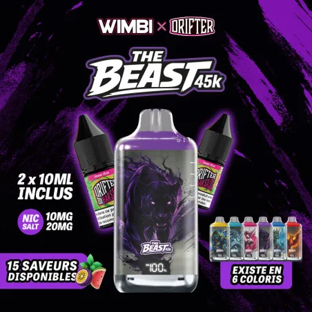 Puff The Beast 45K Nebula Panther 750mAh Wimbi x Drifter
