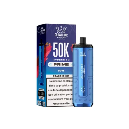 Puff Crown Bar 50K 2x10ml Hyper Max Prime Al Fakher Spearmint