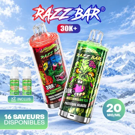 Puff Razz Bar 30K 650mAh Razz Bar