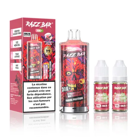 Puff Razz Bar 30K 650mAh Razz Bar
