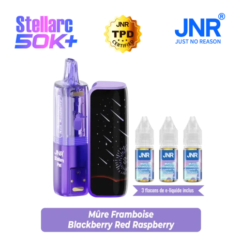 BLACKBERRY RED RASPBERRY 50000 PUFFS STELLARC JNR