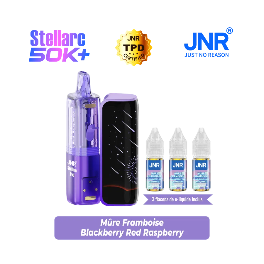 BLACKBERRY RED RASPBERRY 50000 PUFFS STELLARC JNR