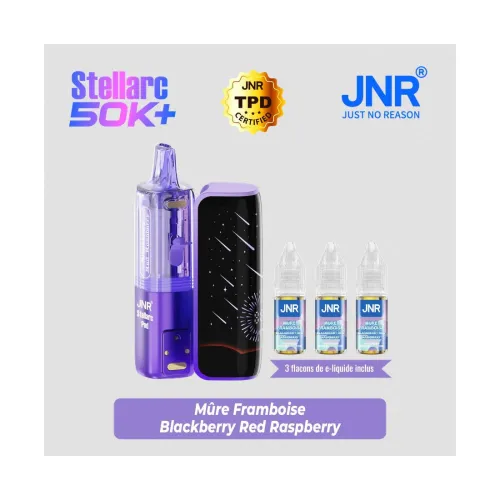 Mûre Framboise 50000 Puffs STELLARC JNR