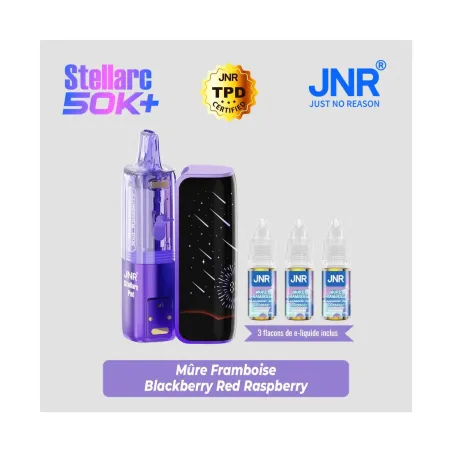 Mûre Framboise 50000 Puffs STELLARC JNR