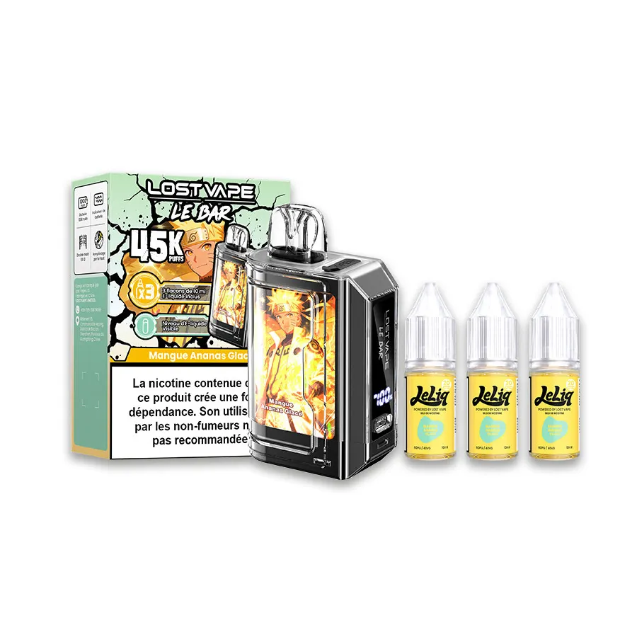 Puff Le Bar 45K Mangue Ananas Glacé 1000mAh Lost Vape