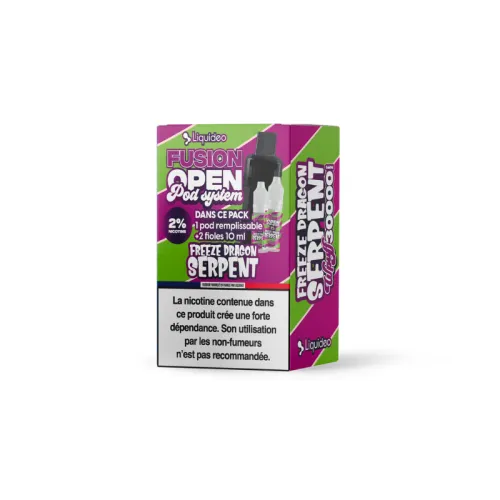 Fusion Open Pod + 2x10ml Freeze Dragon Serpent