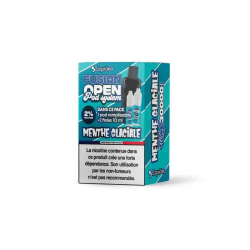 Fusion Open Pod + 2x10ml Menthe Glaciale