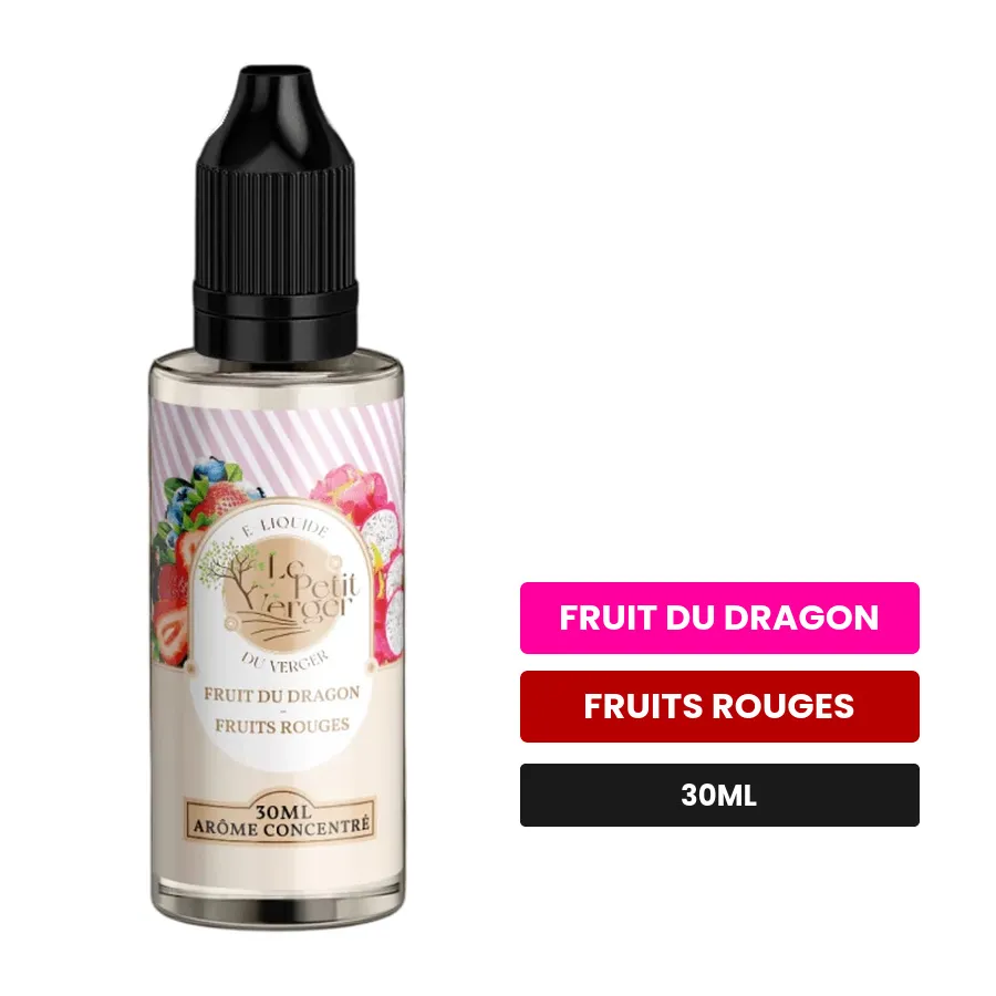 Arome concentre Fruit du Dragon Fruit Rouges de Savourea, 30 ml, saveurs fruit du dragon et fruits rouges, sans nicotine —.