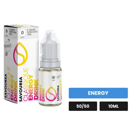 E-liquide Energy Drink de Savourea, 10 ml, saveur energy.