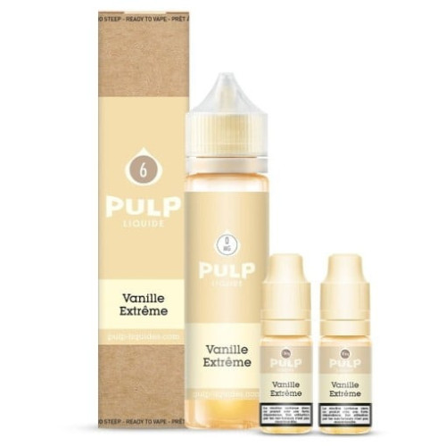 Pack 60ml Vanille Extreme Pulp - 03 mg + 1x10mL 18mg